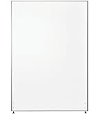 パーテーション　ホワイト　900ｘ1800　カグクロ製　パネルのみ ホワイトローパーテーション KGシリーズ 高さ1800 幅900 PM0918-S-WH
